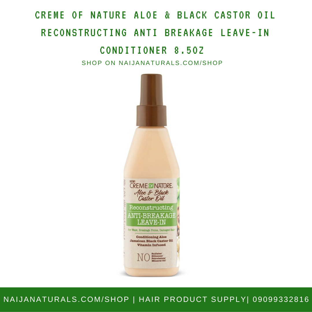 CREME OF NATURE ALOE & BLACK CASTOR OIL