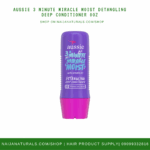 AUSSIE 3 MINUTE MIRACLE MOIST DETANGLING DEEP CONDITIONER WITH AVOCADO OIL 8oz