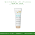 TGIN MIRACLE STYLING WATER ACTIVATED CURL ELONGATING GEL 8oz